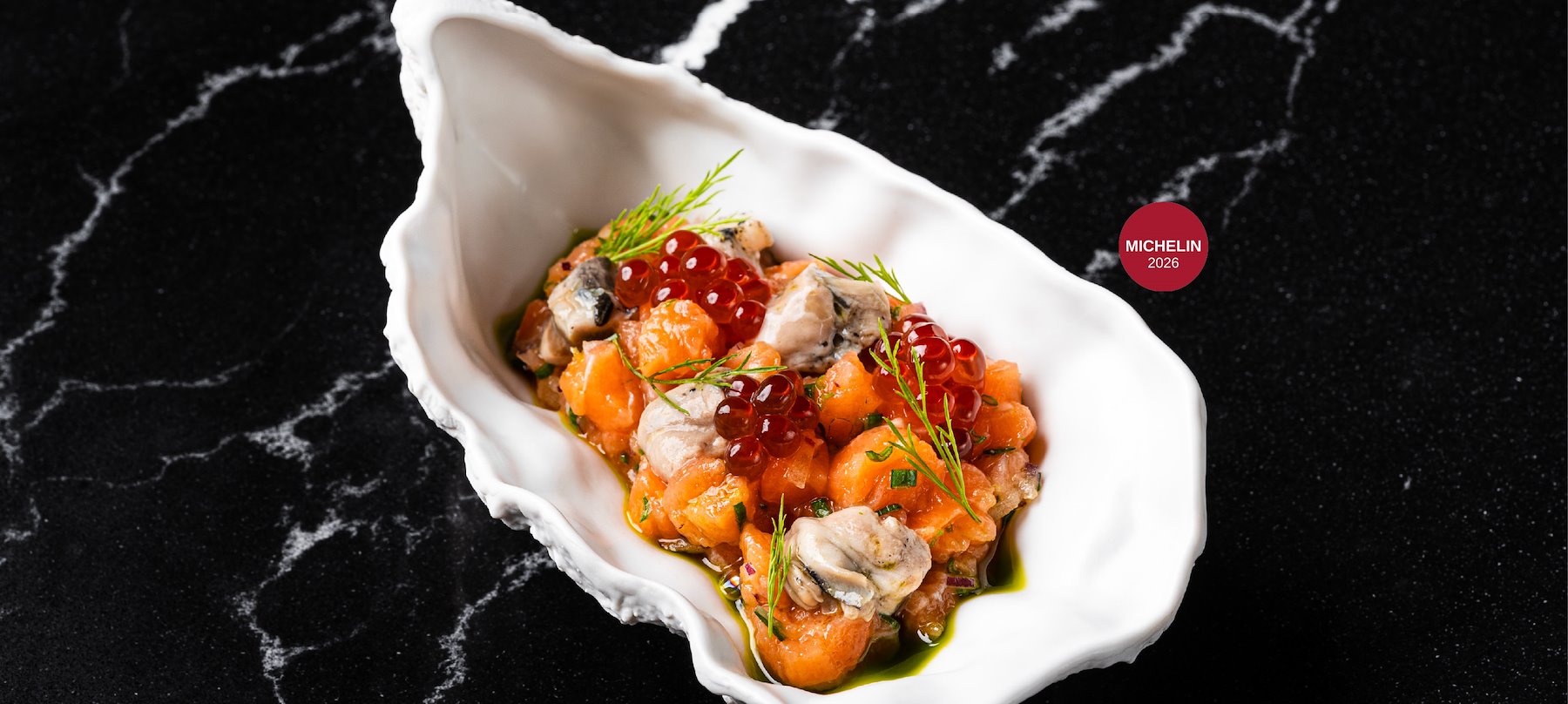 TARTARE DE OSTRA Y SALMON